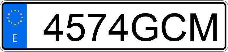 Numer rejestracyjny 4574GCM posiada RENAULT TRAFIC