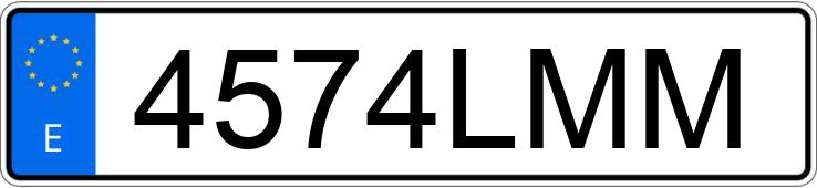 Numer rejestracyjny 4574LMM posiada BMW X5