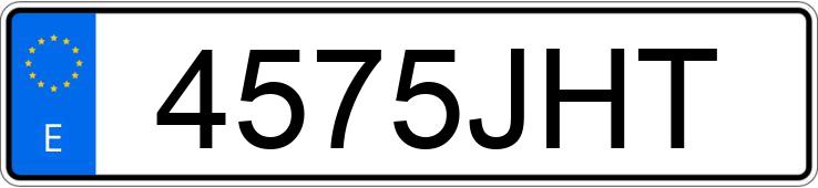 Numer rejestracyjny 4575JHT posiada BMW X6