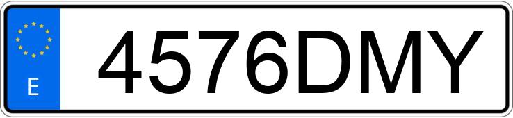 Numer rejestracyjny 4576DMY posiada SEAT LEON
