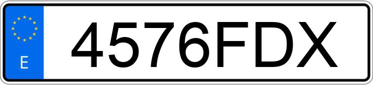 Numer rejestracyjny 4576FDX posiada JEEP GRAND CHEROKEE