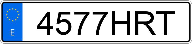 Numer rejestracyjny 4577HRT posiada VOLKSWAGEN TIGUAN