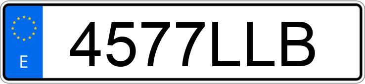 Numer rejestracyjny 4577LLB posiada MERCEDES G (463)