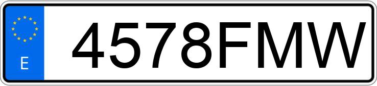 Numer rejestracyjny 4578FMW posiada FORD FOCUS