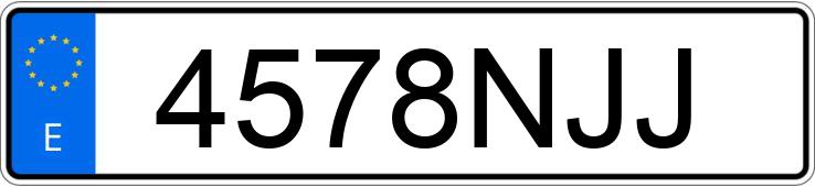 Numer rejestracyjny 4578NJJ posiada YAMAHA X-MAX