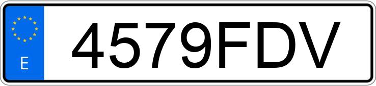 Numer rejestracyjny 4579FDV posiada CITROEN C4