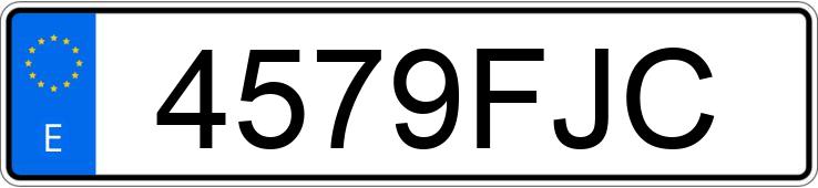 Numer rejestracyjny 4579FJC posiada FORD FOCUS