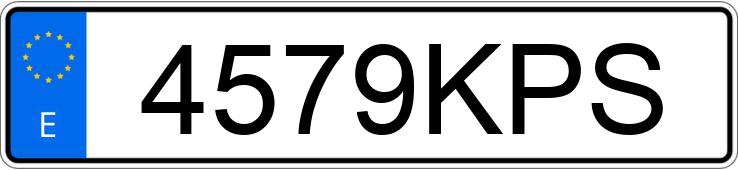 Numer rejestracyjny 4579KPS posiada JAGUAR XF