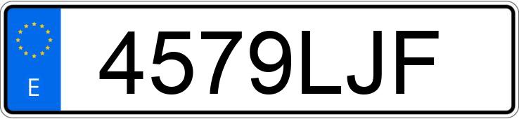 Numer rejestracyjny 4579LJF posiada AUDI TTS