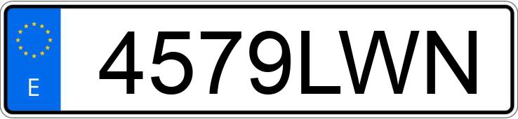 Numer rejestracyjny 4579LWN posiada MERCEDES S (222)