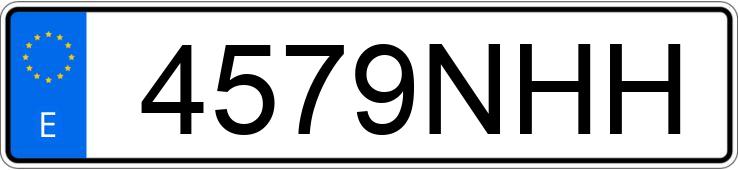 Numer rejestracyjny 4579NHH posiada JAC IEV7S