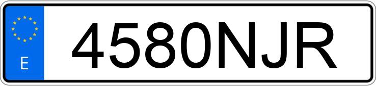 Numer rejestracyjny 4580NJR posiada TOYOTA RAV4 Numer rejestracyjny 4580NJR posiada TOYOTA RAV4