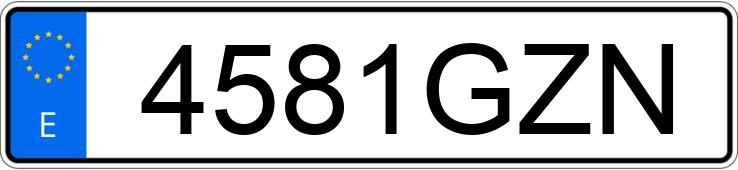 Numer rejestracyjny 4581GZN posiada PEUGEOT 4007