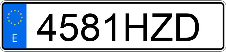 Numer rejestracyjny 4581HZD posiada OPEL CORSA Numer rejestracyjny 4581HZD posiada OPEL CORSA