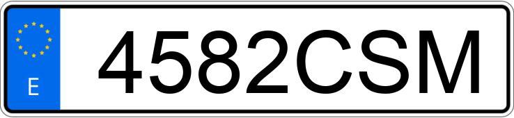 Numer rejestracyjny 4582CSM posiada BMW SERIE 3 Numer rejestracyjny 4582CSM posiada BMW SERIE 3