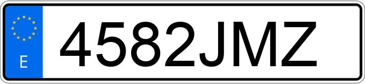 Numer rejestracyjny 4582JMZ posiada SEAT LEON Numer rejestracyjny 4582JMZ posiada SEAT LEON