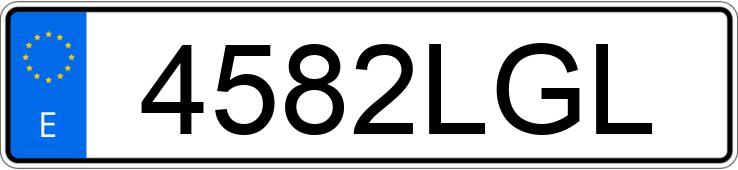 Numer rejestracyjny 4582LGL posiada MERCEDES GLC (253)