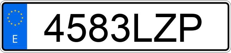 Numer rejestracyjny 4583LZP posiada DACIA DUSTER