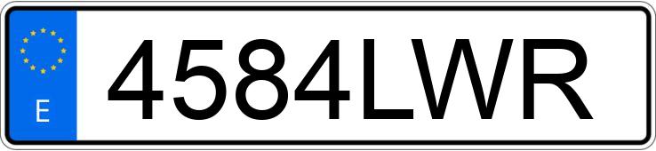 Numer rejestracyjny 4584LWR posiada VOLKSWAGEN POLO Numer rejestracyjny 4584LWR posiada VOLKSWAGEN POLO