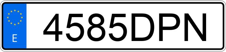 Numer rejestracyjny 4585DPN posiada AUDI A3 Numer rejestracyjny 4585DPN posiada AUDI A3