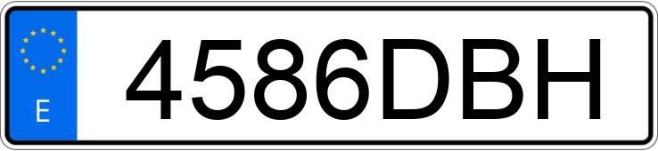 Numer rejestracyjny 4586DBH posiada CITROEN C4