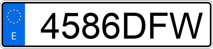 Numer rejestracyjny 4586DFW posiada VOLKSWAGEN PASSAT Numer rejestracyjny 4586DFW posiada VOLKSWAGEN PASSAT