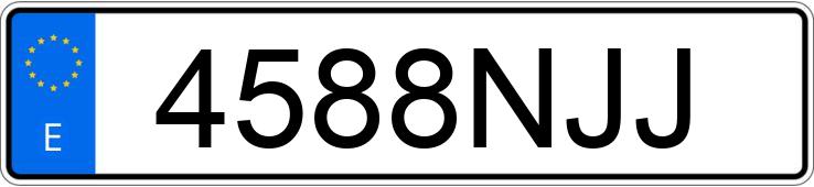 Numer rejestracyjny 4588NJJ posiada SKODA FABIA