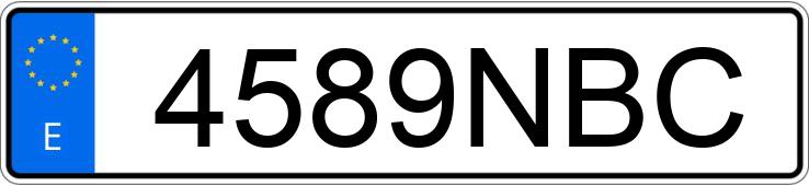 Numer rejestracyjny 4589NBC posiada LYNK & CO 01