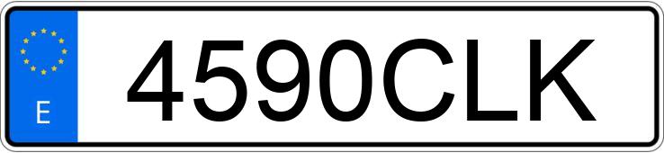 Numer rejestracyjny 4590CLK posiada SEAT LEON
