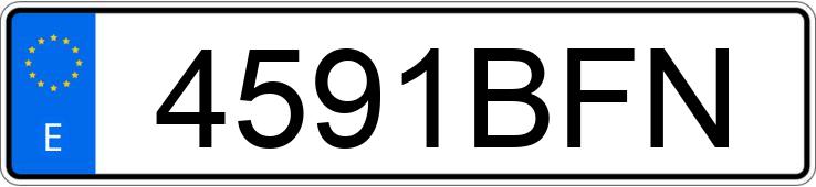 Numer rejestracyjny 4591BFN posiada IVECO DAILY