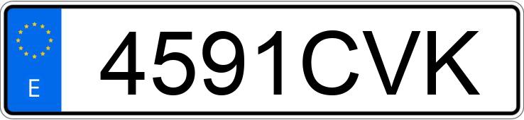 Numer rejestracyjny 4591CVK posiada BMW SERIE 3 E46 COUPE 320CD