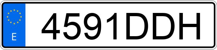 Numer rejestracyjny 4591DDH posiada SUZUKI JIMNY