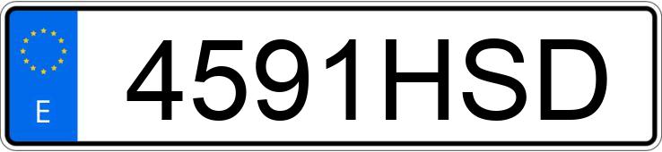 Numer rejestracyjny 4591HSD posiada FORD FIESTA