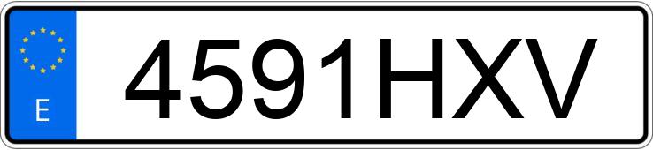 Numer rejestracyjny 4591HXV posiada TOYOTA VERSO