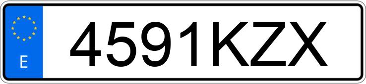 Numer rejestracyjny 4591KZX posiada MERCEDES GLA (156)