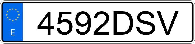 Numer rejestracyjny 4592DSV posiada PEUGEOT 407