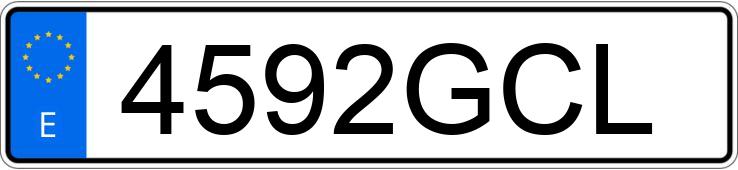 Numer rejestracyjny 4592GCL posiada YAMAHA YZF R6