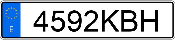 Numer rejestracyjny 4592KBH posiada HONDA AFRICA TWIN