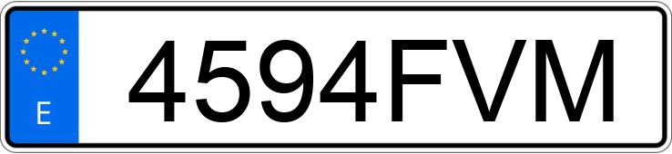 Numer rejestracyjny 4594FVM posiada CITROEN C4 PICASSO 5PZ Numer rejestracyjny 4594FVM posiada CITROEN C4 PICASSO 5PZ