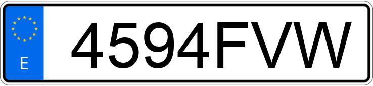 Numer rejestracyjny 4594FVW posiada OPEL VIVARO Numer rejestracyjny 4594FVW posiada OPEL VIVARO