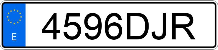 Numer rejestracyjny 4596DJR posiada NISSAN INTERSTAR