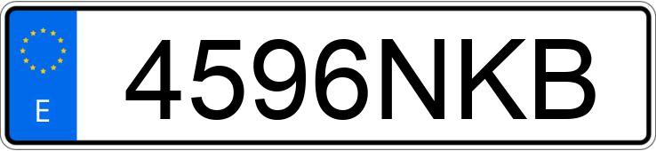 Numer rejestracyjny 4596NKB posiada MERCEDES A (177)