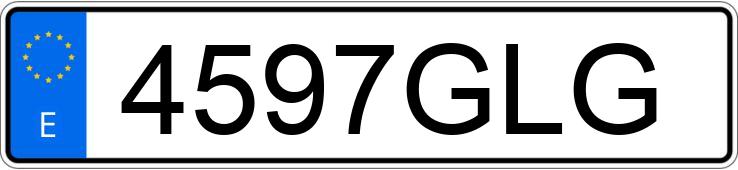 Numer rejestracyjny 4597GLG posiada VOLVO S80