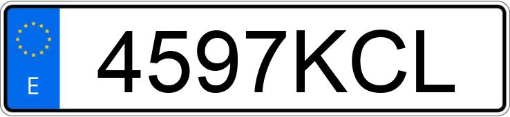 Le numéro d’enregistrement 4597KCL a NISSAN MICRA