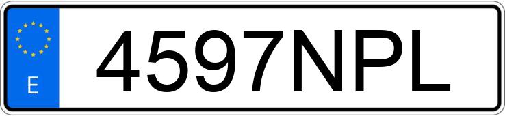 Numer rejestracyjny 4597NPL posiada MERCEDES SPRINTER 211 CDI CA.AB. 3000 2.8T