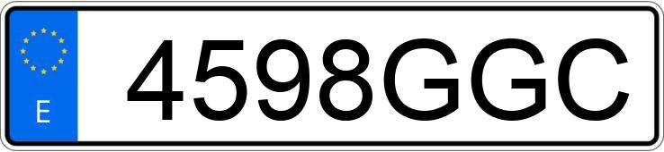 Numer rejestracyjny 4598GGC posiada MERCEDES G (463)