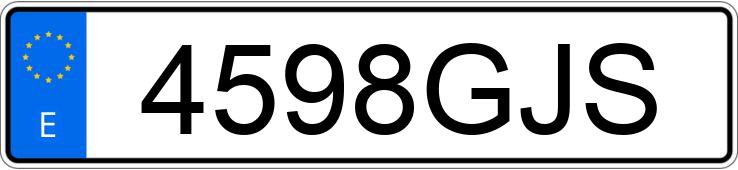 Numer rejestracyjny 4598GJS posiada OPEL ASTRA
