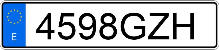 Numer rejestracyjny 4598GZH posiada CITROEN NEMO