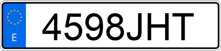 Numer rejestracyjny 4598JHT posiada FIAT 500 Numer rejestracyjny 4598JHT posiada FIAT 500