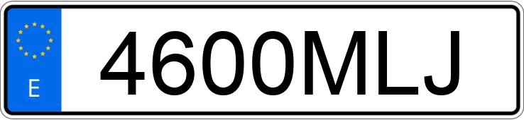 Numer rejestracyjny 4600MLJ posiada BMW X5 Numer rejestracyjny 4600MLJ posiada BMW X5